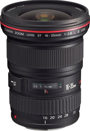 Canon 広角望遠レンズ EF16-35粍 F2.8L II USM フルサイズ相応う