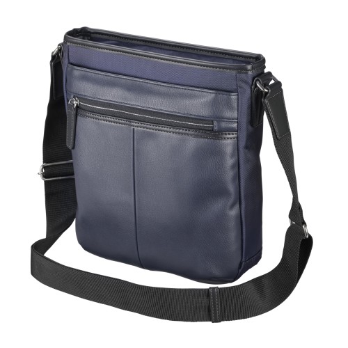 [ハクバ] Fineseed TOKYO メンズ ショルダーバッグ カジュアルショルダー CS2405 タテ型 ネイビー 7つのポケットで整理しやすい ショルダーバッグ 街ブラ、お散歩、旅行等の「カジュアルシーン」に活躍 4977187216202 AMFSCSB2405NV｜デイリープラス　店