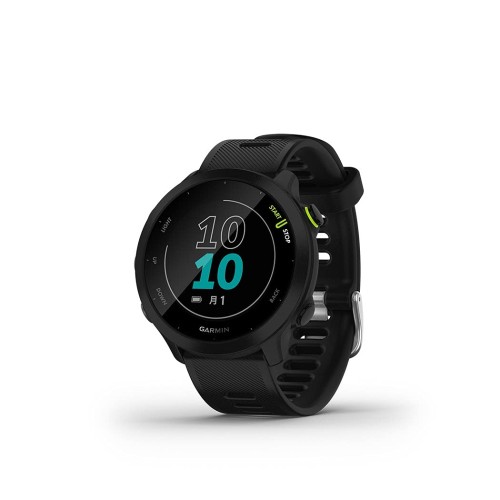 GARMIN(ガーミン) ランニングウォッチ 時辰儀 GPS 生命現象当用日記 ForeAthlete 55 Black 心臓の鼓動 歩数 雨合羽 軽さ日本 小