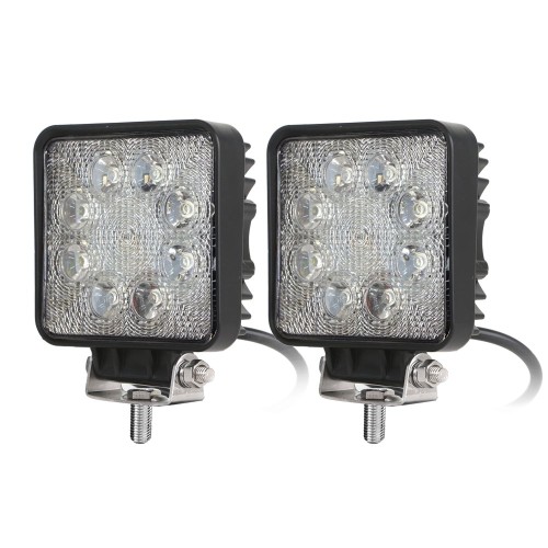 カシムラ(Kashimura) LEDワークライト電動フォークリフト対応 2個セット LED8灯 白色 24W 1680lm 6000K ノイズ対策 IP67 DC12/48V NML-107