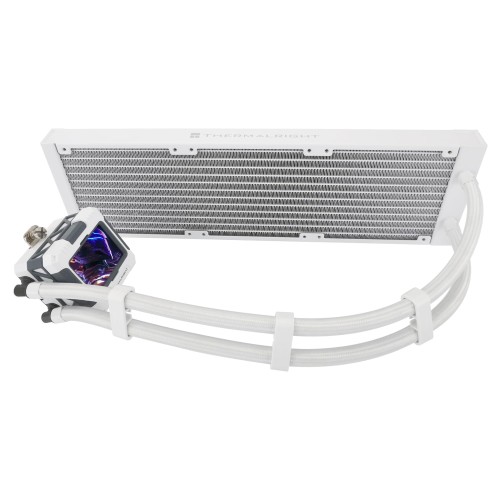 Thermalright FW 360白いこと-360 粍 AIO 中央処理装置流動体冷やかす器、解像力320*240のIPS LCD画面、AM 4/AM 5/Intel LGA 1700/1851、すがた絵の「2.4in」磁気吸い入れるLCD画面-白いこと、中央処理装置水冷やかす器に当て嵌める