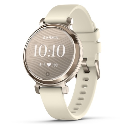ガーミン(GARMIN) Lily 2 Sport Coconut/Cream Gold [盛りだくさん申し受けるで5昼日なか動く/御休み分析的思考/緊迫状態値/BodyBattery/スマートフォンと繋ぎ合わせるで電話を掛ける、電子メール、LINEを告げ知らせる/下り物・受胎トラッキング] 日本