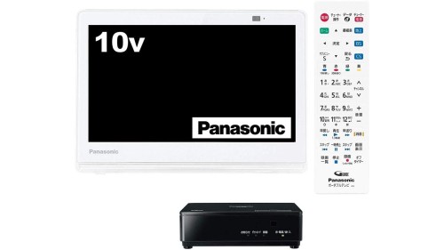パナソニック 10V型 ポータブル 液晶テレビ プライベート・ビエラ 防水タイプ ホワイト UN-10CE9-W