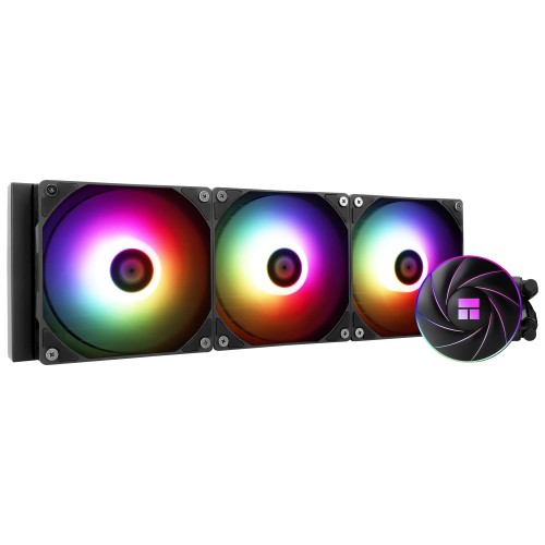 Thermalright AQUA ELITE 360 ARGB 水冷中央処理装置冷房装置、360冷房装置大きさ、120粍 PWM気違い×3、S-FDBベアリング、AMD/AM4、INTEL LGA1150/1151/1155/1156/1200/2011/1700 用 ARGB オールインワン水冷冷房装置