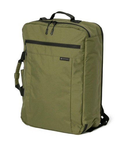 スノーピーク(snow peak)背嚢 2025New Everyday Use 3Way Business Bag size One OLIVE AC-25SU401 電気容量28L 商行為御徒面子 難民キャンプ アウトドア
