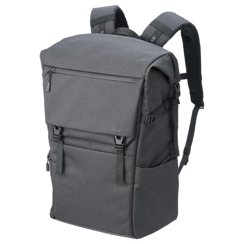 ハクバ HAKUBA カメラバッグ プラスシェル シティロールトップバックパック26 G05 AZ ブラック カメラリュック 背面アクセス サイドアクセス 2気室 エクステンド機能 大容量 ビジネスバッグ AMZSP-CT5RBP26B 4977187001679
