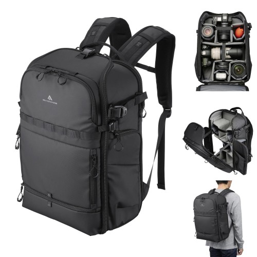 ハクバ カメラバッグ GW-ADVANCE タンク フェイスゲートバックパック17 AZ ブラック AMZSGWATKFGBP17 4方向からアクセス 一覧性に フロント全面開口 4977187005172