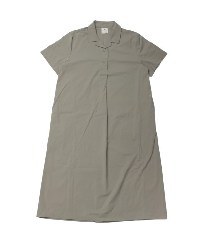 [スノーピーク] Cooling Root Collared Dress L BEIGE GREY レディース ワンピース カジュアル