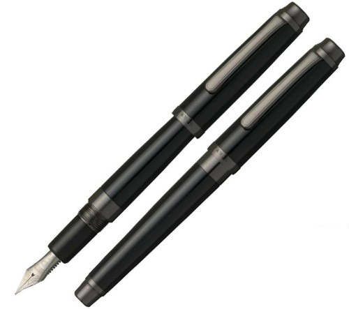 プラチナ万年筆 #3776 CENTURY 世紀 トラヴィア Travia 初回包み PFL-600 オニキスブラック 14K 中字M