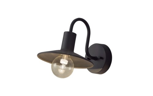 パナソニック (Panasonic) ブラケット LED電球3.4W1灯 壁直付型 LED電球交換型 電球色 ブラックレザーサテン仕上 幅200×奥行272×高さ221mm LGB81467