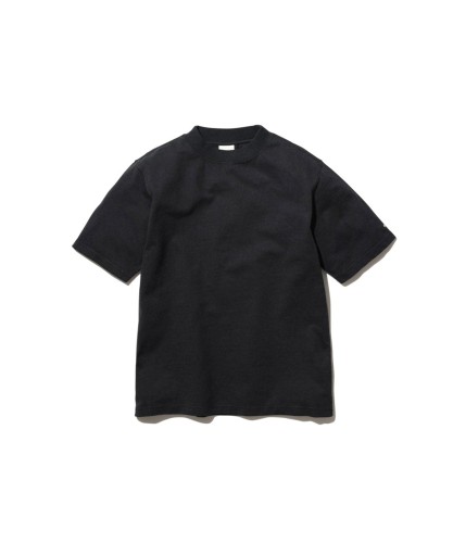スノーピーク(snow peak)プルオーバー Recycled Cotton Mockneck T-Shirt size XL BLACK TS-25SU403御祭り 難民キャンプ アウトドア