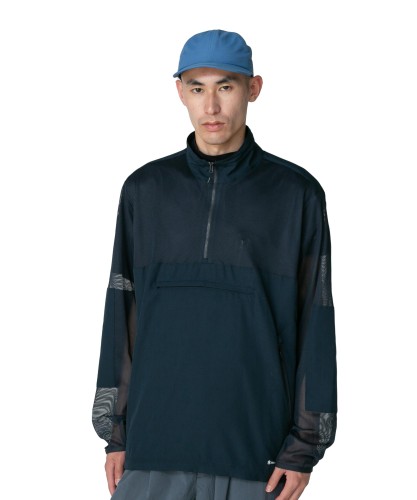 [スノーピーク] 虫よけ上衣Insect Shield Mesh Pullover size LNAVYJK-25SU011祝い事 難民キャンプ アウトドア