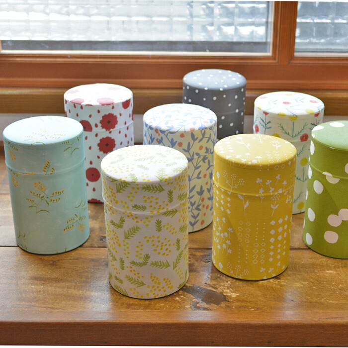 楽天市場】星燈社 茶筒 ( 小 ) 150g用【 内蓋付き 和紙 茶缶