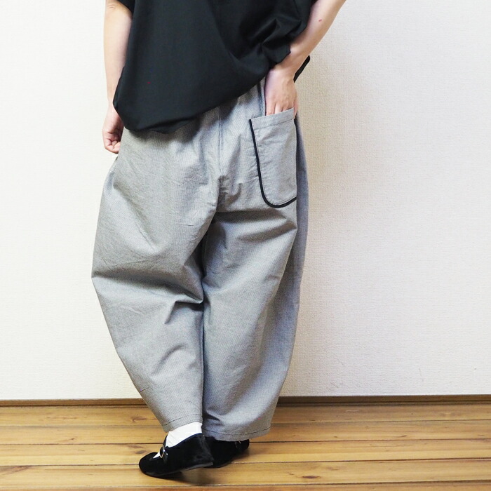 新品未使用　blue willow ヘリンボンコクーンパンツ 新品未使用blue willow ヘリンボンコクーンパンツ