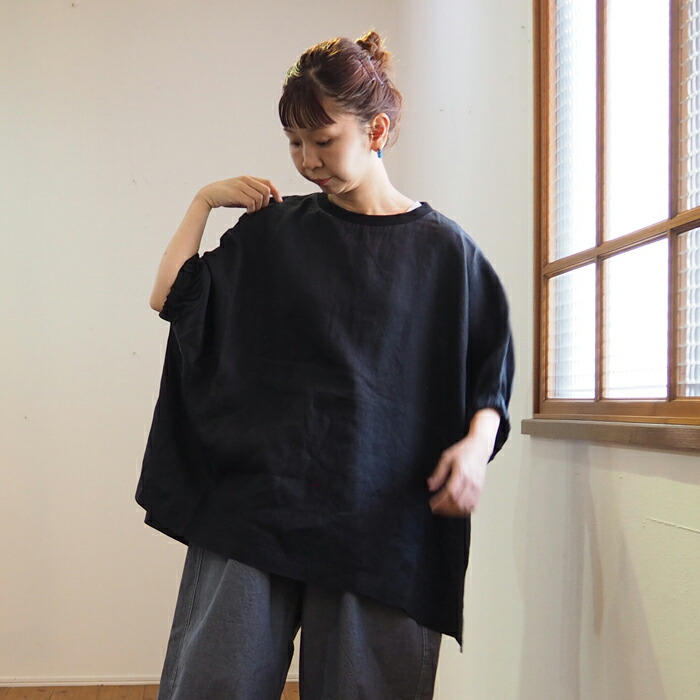 NARU ダブルガーゼワイドフレア2WAYブラウス(665811) NARU ダブルガーゼワイドフレア2WAYブラウス(665811) | SPACE MOO