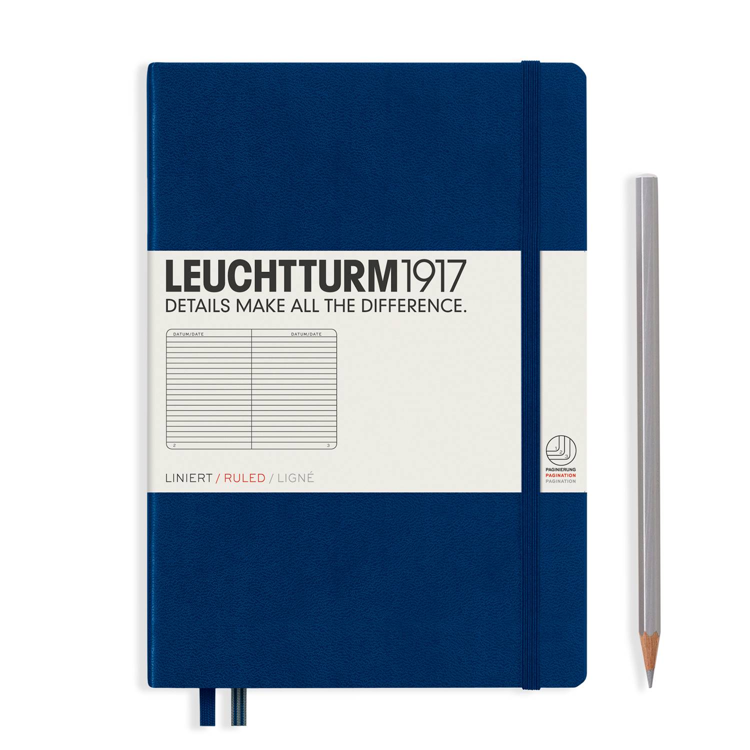 ロイヒトトゥルム Leuchtturm ノートパソコンブック ハードカバーネイビーミディアム A5 傍罫 Navyノート 控幕 万覚帳 メモ帳 日録 書き記す ドイツ ステーショナリー 文房具 スーベニア 差し上げ物 贈呈自尊 記す品 Hotjobsafrica Org