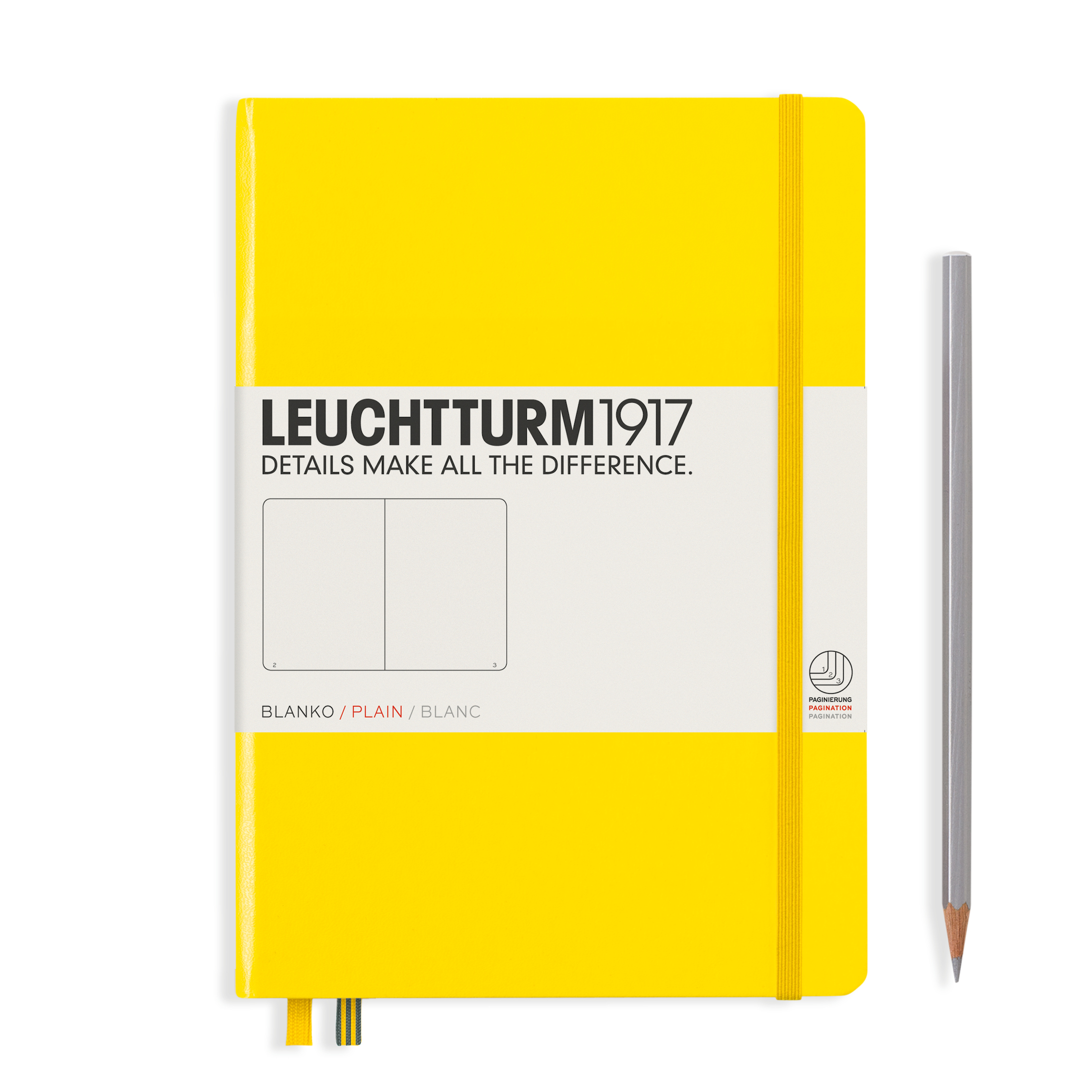 ロイヒトトゥルム Leuchtturm ノートブック ハードカバーレモンミディアム A5 無地 Lemonノート メモ 手帳 メモ帳 日記 記録 ドイツ ステーショナリー 文房具 プレゼント 贈り物 ギフト 記念品 Educaps Com Br