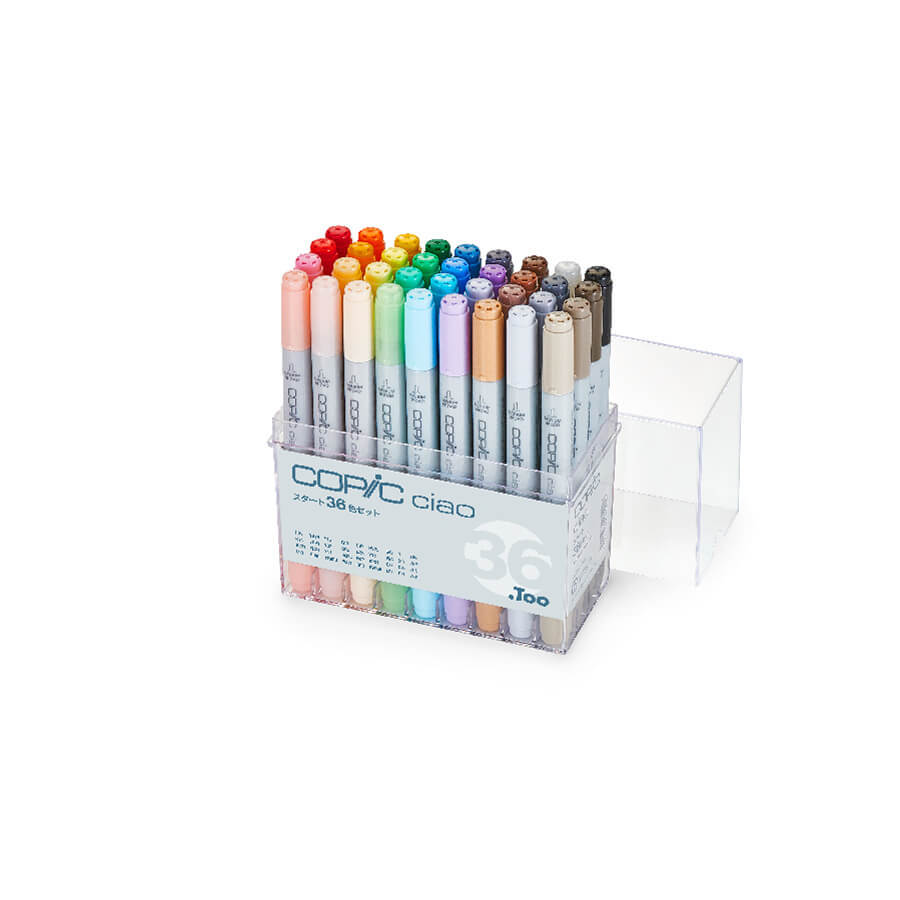 楽天市場】【12時までで即日発送】COPIC コピックチャオスタート12色