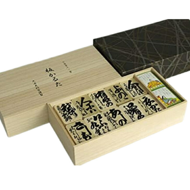 楽天市場】 小倉百人一首 板かるた 取札 黒本漆 歌留多 北海道 屯田兵