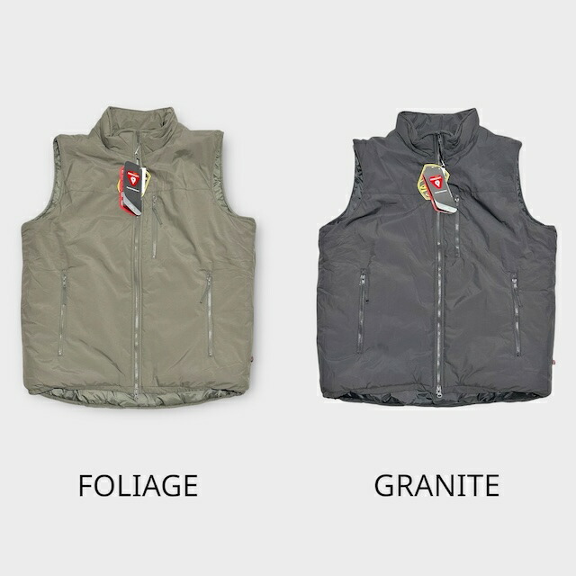 BAF LEVEL7 プリマロフトベスト (グリーン) L-R BAF社 ECWCS LEVEL7 PRIMALOFT VEST Foliage Green S M L
