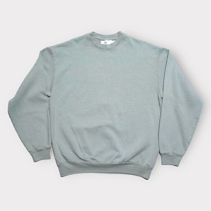 LOS ANGELES APPAREL / Heavy Fleece Crew Garment Dyed (SAGE)