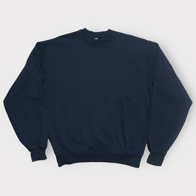 LOS ANGELES APPAREL / Heavy Fleece Crew Garment Dyed (NAVY)