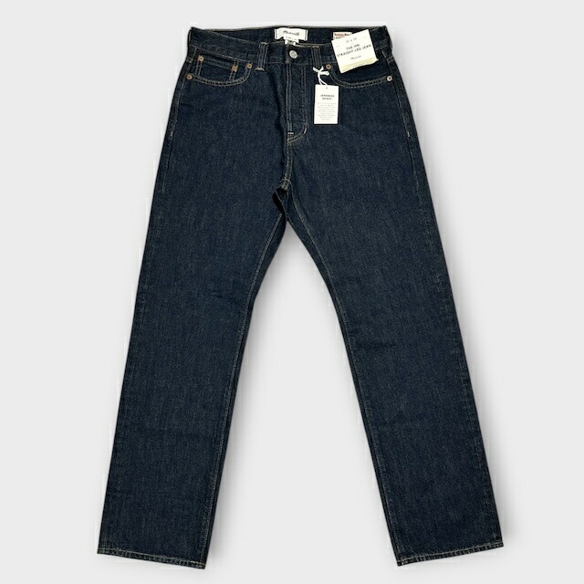 Madewell / The 1991 Straight-Leg Jean インチ Japanese \"KAIHARA\""  Denim / RINSE WASH RIGID"