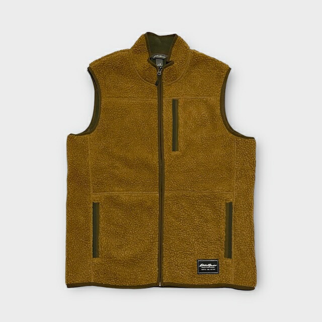 EDDIE BAUER / Chilali Faux Shearling Fleece Vest /ANTIQUE BRONZE 14,630円