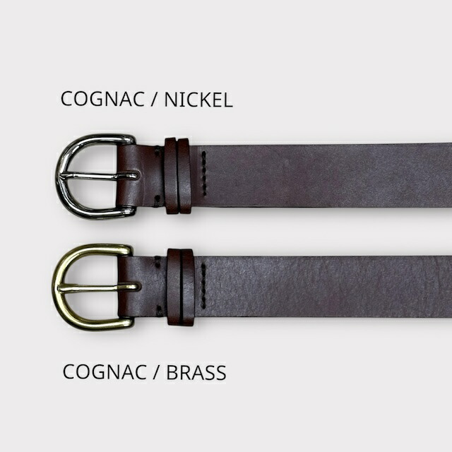 TANNER GOODS / Meridian Belt (COGNAC)