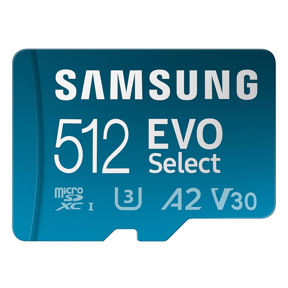 SAMSUNG EVO Select MicroSD記憶装置歌留多 + アダプタ、microSDXC。
