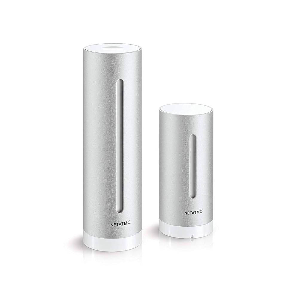 NETATMO(ネタトモ) ウェザーステーション USB属する・ACアダプタ皆無 スマホ相応う 体温・湿度・空圧・炭酸ガス・耳障りな音を価値づける [並行輸入品]