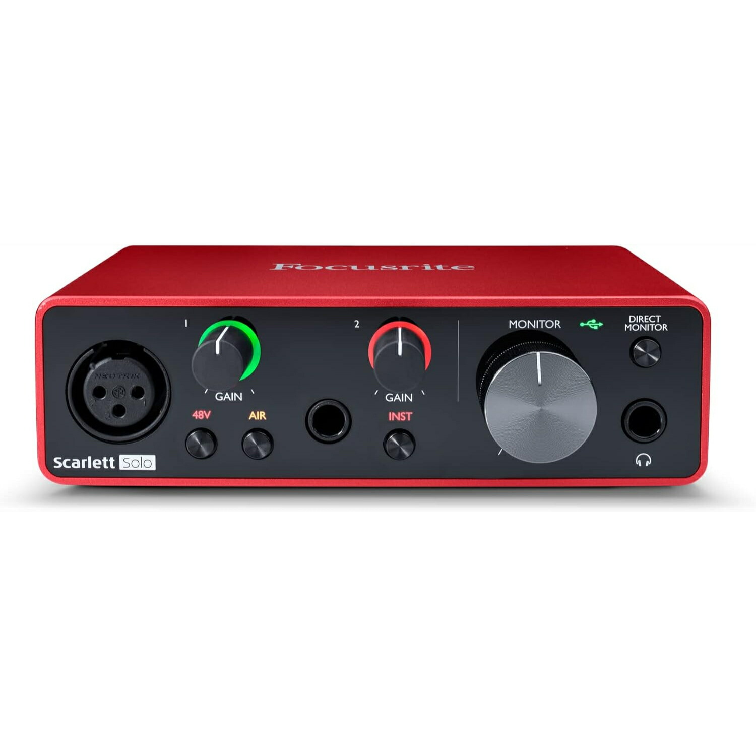 楽天市場】FOCUSRITE SCARLETT SOLO GEN4 フォーカスライト