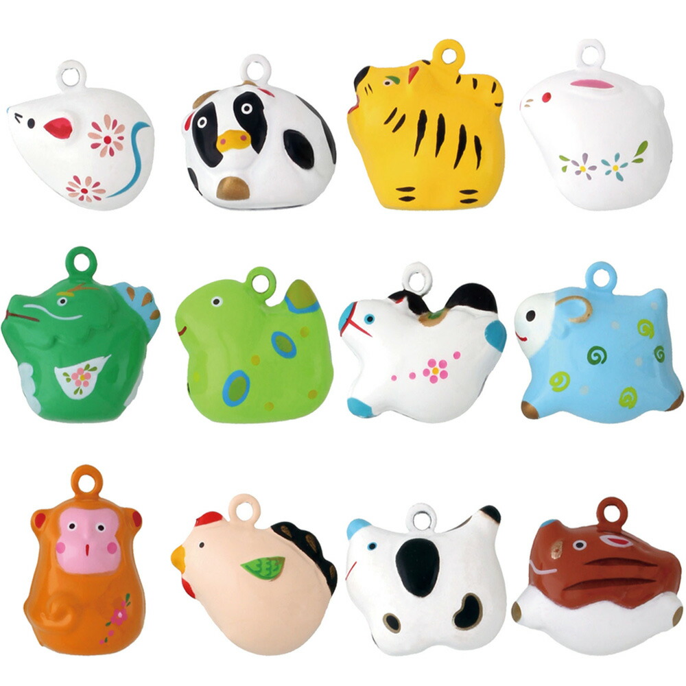 楽天市場】干支鈴 同デザイン5個入 干支 鈴 子丑寅卯辰巳午未申酉戌亥