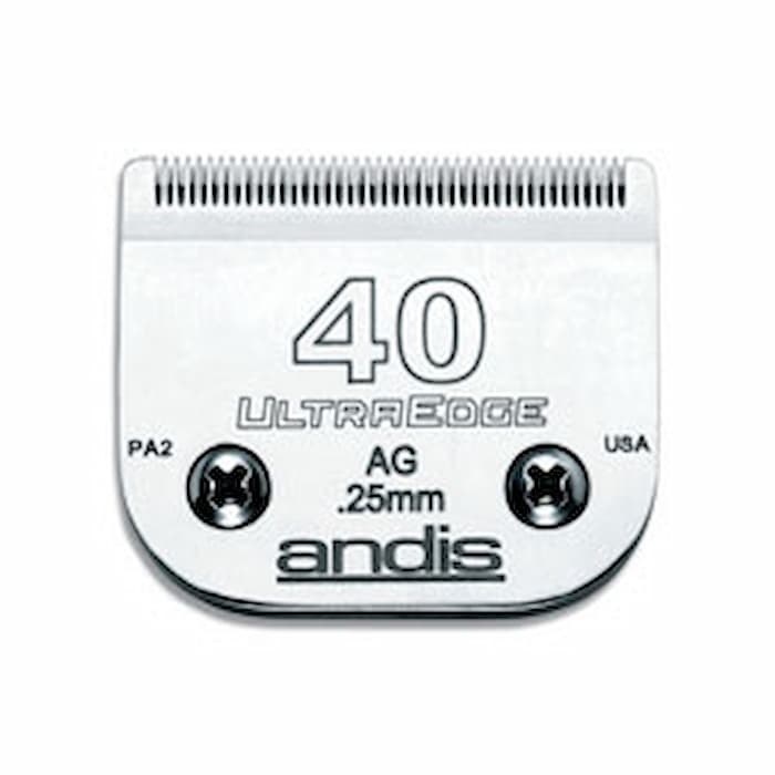 アンデス バリカン替刃 【 アンデス替刃 ＃40 】 Oster 小型バリカン 0.25粍刃 クリッパー ハイニガー オーはやりっ児 Heiniger andis AESCULAP 稼穡 酪農 牧畜 牛 乳用種 ホルスタイン 畜類 稼穡装置 酪農装置 切り調える