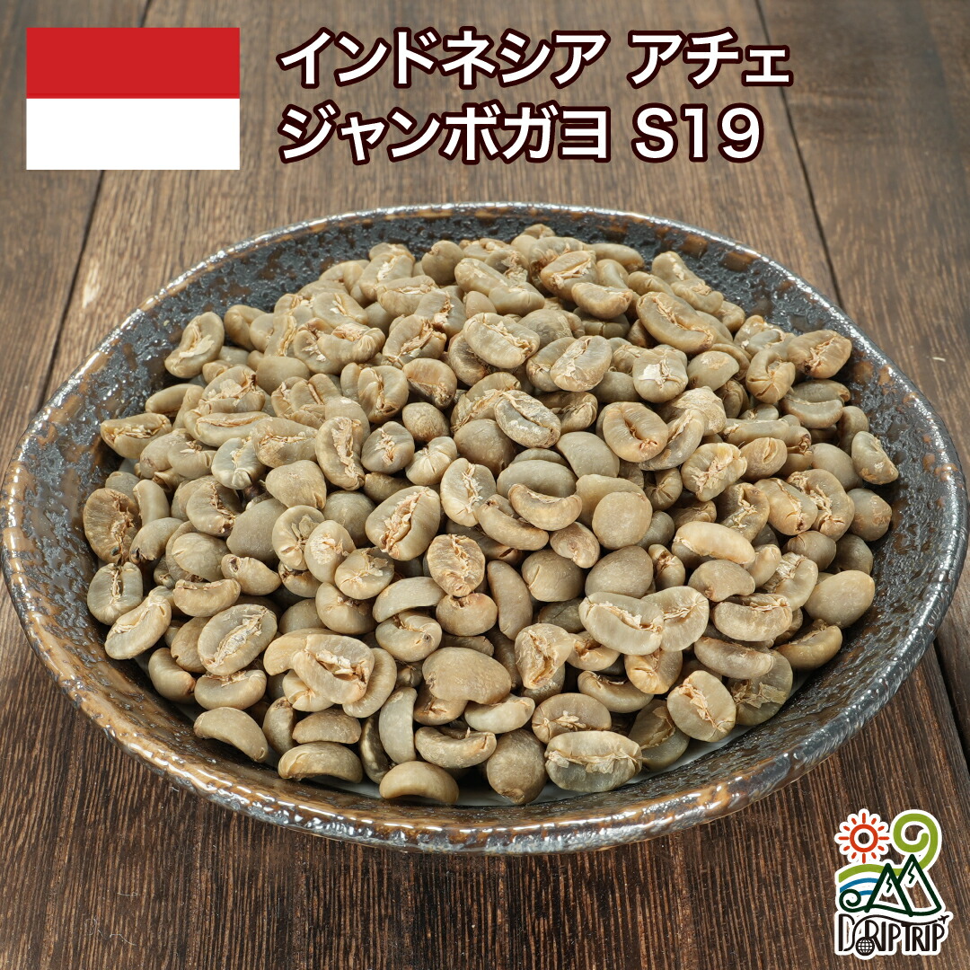生豆 コーヒー豆 インドネシア アチェ ジャンボガヨ S19 コーヒー 珈琲 スペシャルティ 送料無料1kg 2kg 5kg 10kg DRIP TRIP