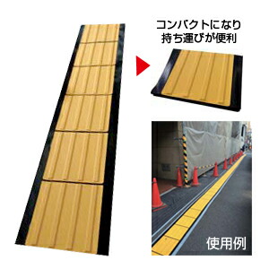 【送料無料】【KMAX】仮設用点字マット　300角　誘導【ライン】※代引き不可商品※ 【K】