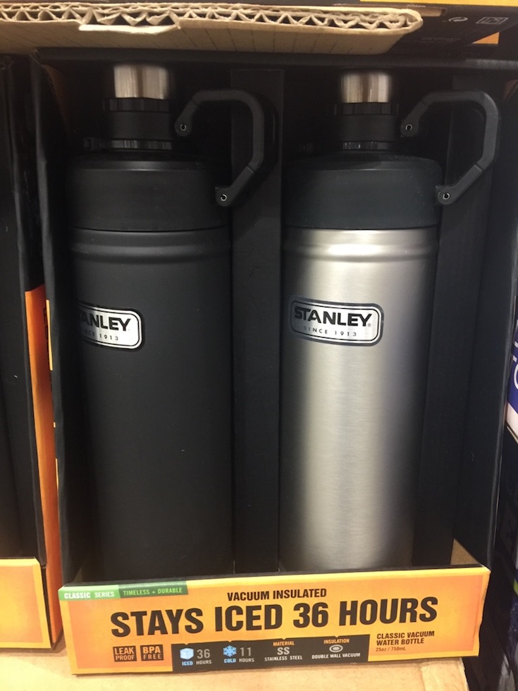 楽天市場 送料無料 生活雑貨 コストコ Stanley スタンレー ステンレス製 マグボトル 保冷専用 750ml 2本セット ２色 シルバー ブラック ボトル 水筒 アウトドア スポーツ Z 大伸物産 楽天市場ショップ