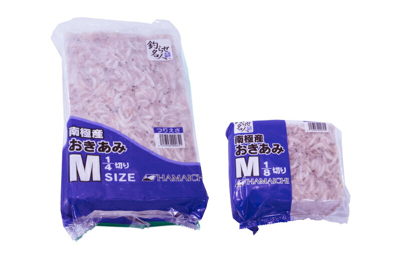楽天市場】冷凍エサ オキアミブロックM(1/4切り) 約3kg【H1】 : 大伸