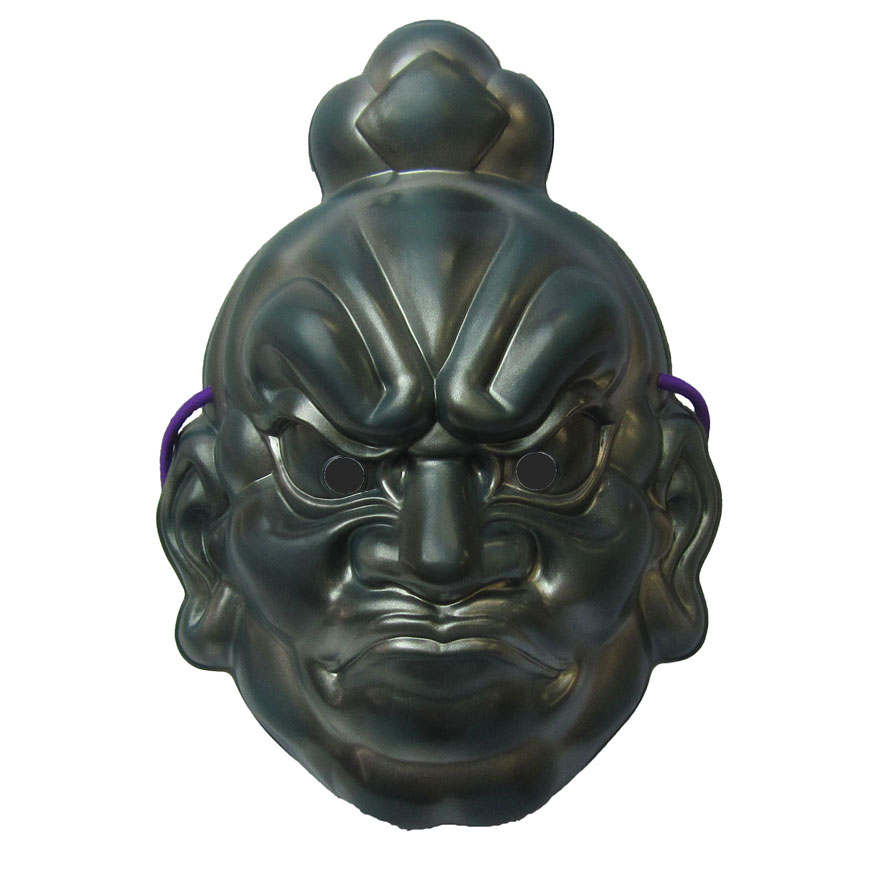 楽天市場】【民芸品お面】阿形(青銅色) お面 阿吽お面 ※個包装なし