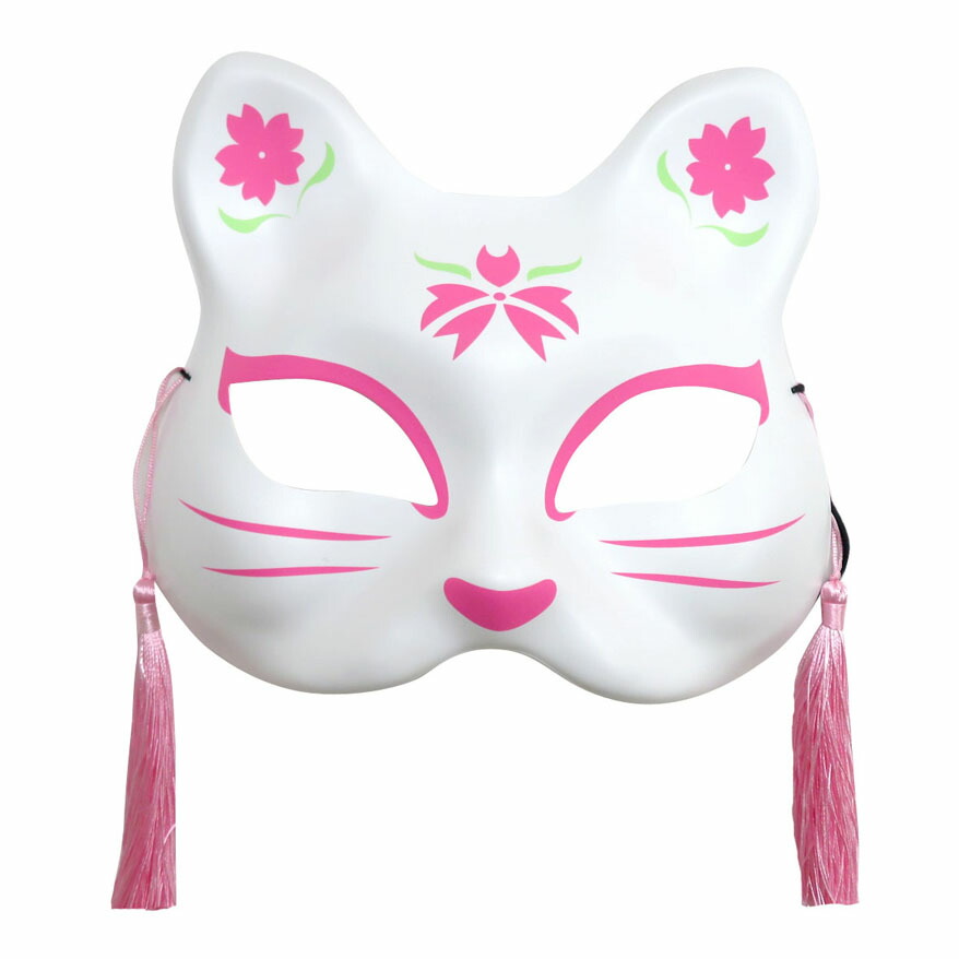 猫仮面① イタリー製 マスケラ 仮面 【Gatta】猫型 cat お面 ネコ