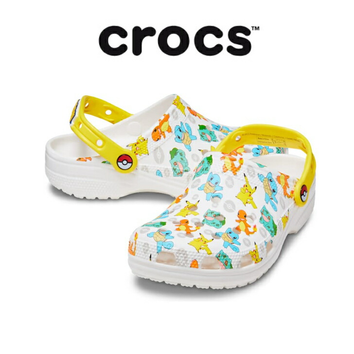 クロックス crocs クラシック ポケモン 2.0 クロッグ CLASSIC POKEMON 2.0 CLOG 207765画像