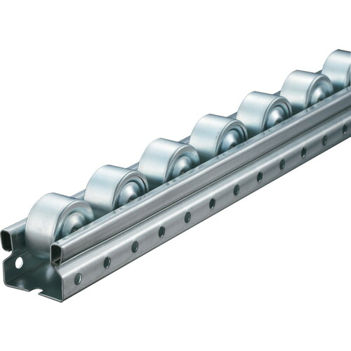 トラスコ中山 【個人宅不可】 TRUSCO 流動棚用ホイールコンベヤ 鉄製Φ36 P50XL2000 V-3620US-50-2000 [1-285-2322]