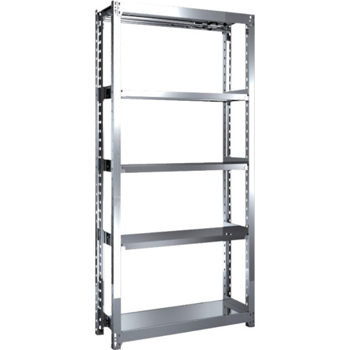 トラスコ中山 【個人宅不可】 TRUSCO ステンレス棚 SM2型 860X300XH1800 5段 単体 SM2-6335 [1-522-0998]｜ＤＡＩＳＨＩＮ工具箱　店