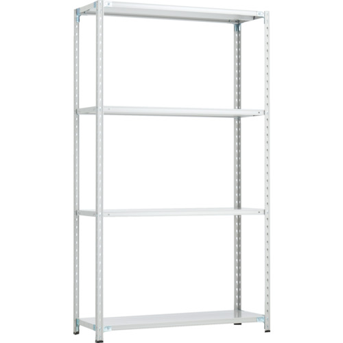 トラスコ中山 【個人宅不可】 TRUSCO CB型セミボルトレス軽中量棚 1200X450XH21004段 WG色 CB-7444-WG [1-254-7147]｜ＤＡＩＳＨＩＮ工具箱　店
