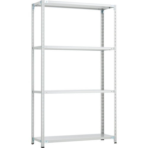 トラスコ中山 【個人宅不可】 TRUSCO CB型セミボルトレス軽中量棚 1500X450XH21004段 WG色 CB-7544-WG [1-254-7151]｜ＤＡＩＳＨＩＮ工具箱　店