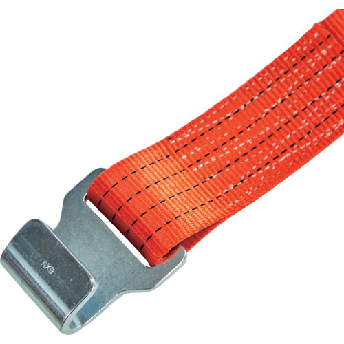 トラスコ中山 TRUSCO ベルト荷締機ワイドハンドル 50mm幅 764kg フラットフックタイプ JIS相当品 GV50A-750F [1-697-8219]