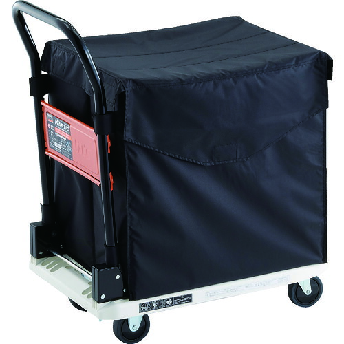 トラスコ中山 TRUSCO 樹脂台車 カルティオ（スチールハンドルタイプ）CHBハンドトラックボックス付 ホワイト MPK720W-CHB [1-161-4008]｜ＤＡＩＳＨＩＮ工具箱　店