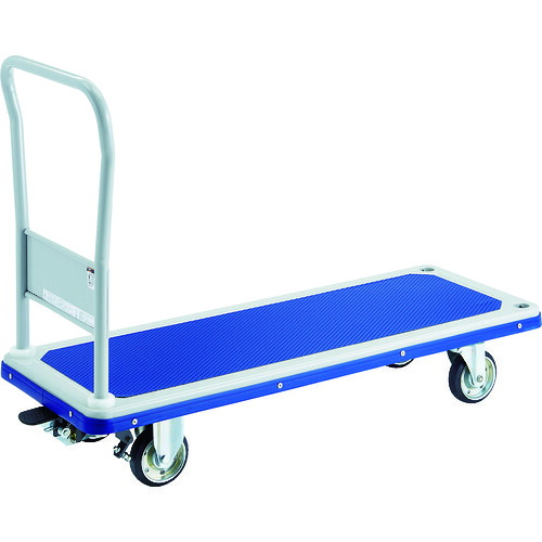 トラスコ中山 TRUSCO プレス製台車 ドンキーカート 固定式1190&times;440 ストッパー付 402NS [1-868-8604]｜ＤＡＩＳＨＩＮ工具箱　店