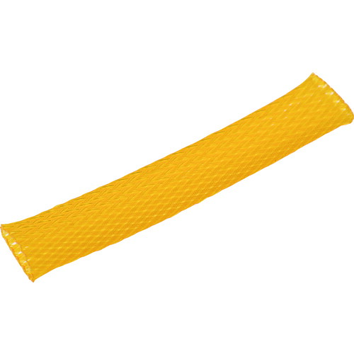 トラスコ中山 TRUSCO カラー編組チューブ 自然折径28mm 長さ10m 1巻 黄 BTC-25-Y [1-207-6359]