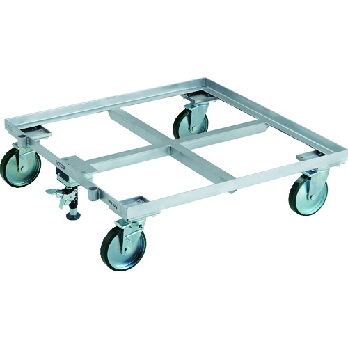 トラスコ中山 【個人宅不可】 TRUSCO パレット台車 1トン用 1100ｘ1100 ストッパー付 PLK-10-1111S [1-183-2725]｜ＤＡＩＳＨＩＮ工具箱　店